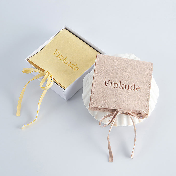 Custom Jewelry Packaging Microfiber Pouch Bulk Envelope Luxury Bags With Flap Microfiber Bracelet Earrings Ring Pouch Embossing Logo Gift Bags