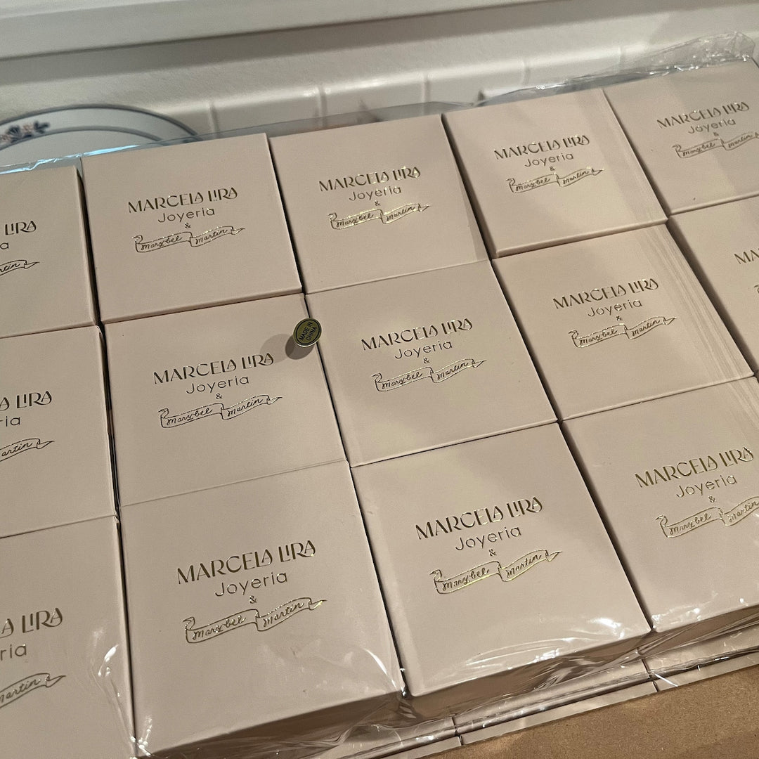 100Pcs Custom Jewelry Packaging Box with Logo – Wholesale Jewelry Pouches, Bags & Drawer Box Packaging Set in Bulk, 3.54×3.54 inches (9×9cm)