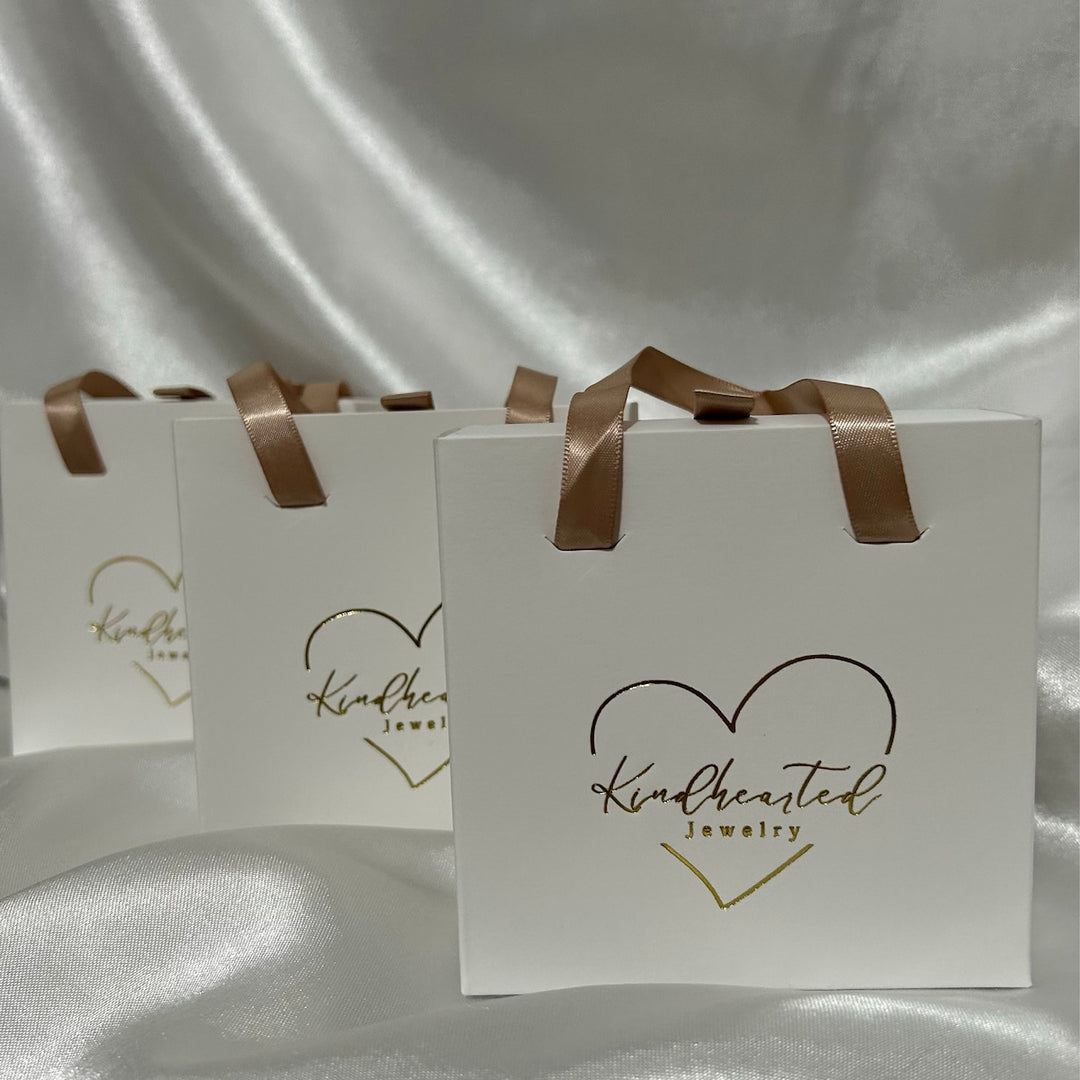 100Pcs Custom Sliding Paper Drawer Jewelry Box Packaging with Logo Printed – Gift Packaging for Necklaces, Earrings, Bracelets & Rings, 3.54×3.54 Inches / 9×9cm