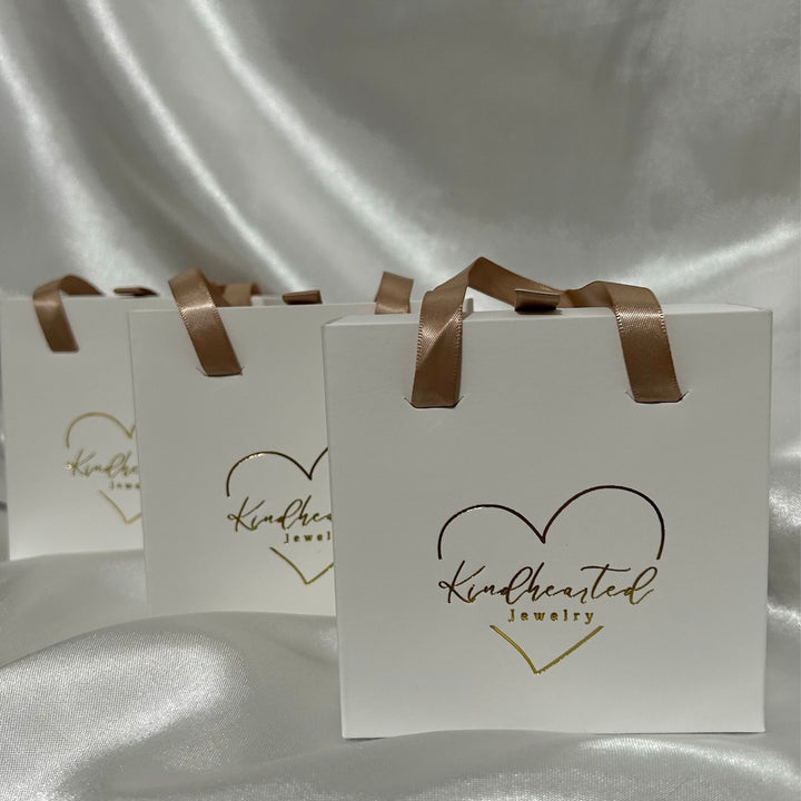 100Pcs Custom Sliding Paper Drawer Jewelry Box Packaging with Logo Printed – Gift Packaging for Necklaces, Earrings, Bracelets & Rings, 3.54×3.54 Inches / 9×9cm