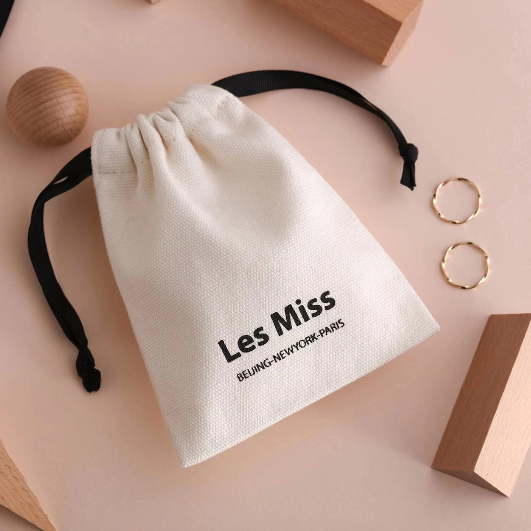 100pcs Custom Cotton Drawstring Pouch with Logo and Size – Personalized Bags for Jewelry, Gifts, Favors, Accessories, Retail Packaging