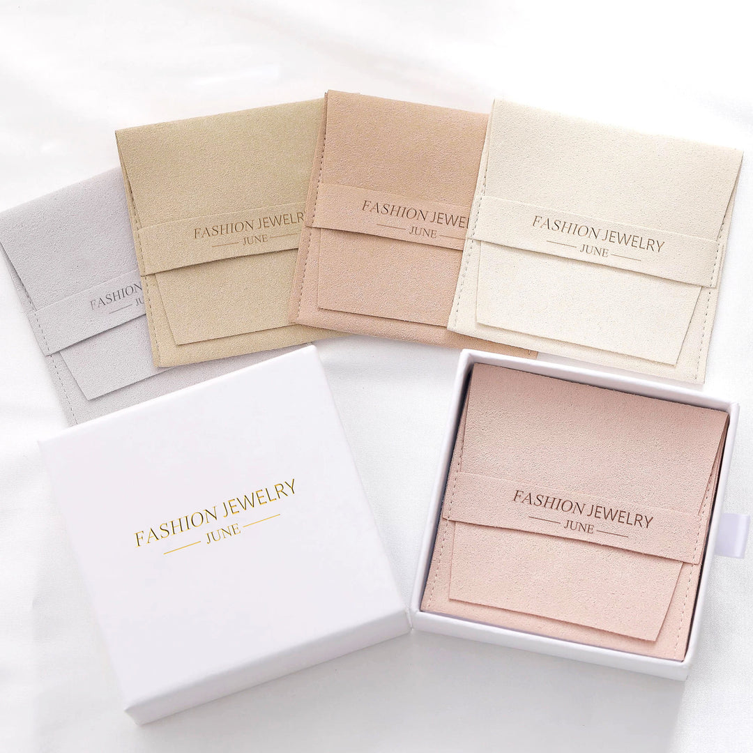 100Pcs Custom Jewelry Packaging Box with Logo – Wholesale Jewelry Pouches, Bags & Drawer Box Packaging Set in Bulk, 3.54×3.54 inches (9×9cm)