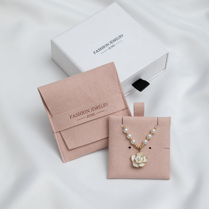 100Pcs Custom Jewelry Packaging Box with Logo – Wholesale Jewelry Pouches, Bags & Drawer Box Packaging Set in Bulk, 3.54×3.54 inches (9×9cm)