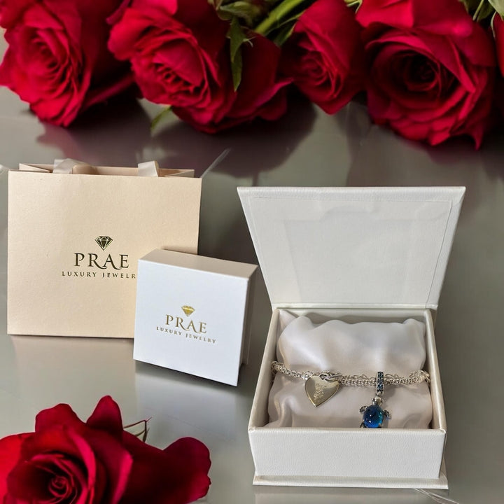 Custom Logo Flip Top Magnetic Jewelry Packaging Set(MOQ 100sets) - Box with Microfiber Pouch for Necklaces, Earrings, Rings, Bracelets, and Small Jewelry Items