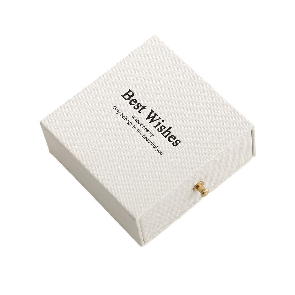 100Pcs Wholesale Custom Paper Sliding Drawer Jewelry Boxes with Ball Knob Closure – Logo Printed, Ideal for Rings, Necklaces, Earrings & Bracelets