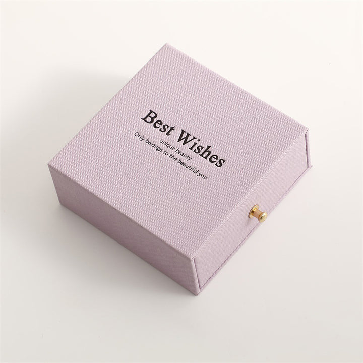 100Pcs Wholesale Custom Paper Sliding Drawer Jewelry Boxes with Ball Knob Closure – Logo Printed, Ideal for Rings, Necklaces, Earrings & Bracelets