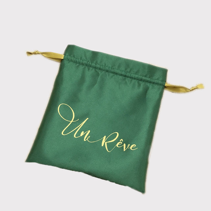 100pcs Premium Large Silk Satin Drawstring Pouches – Customizable Logo,  Ideal for Jewelry, Gifts, Cosmetics, Accessories, Wedding & Boutique Packaging