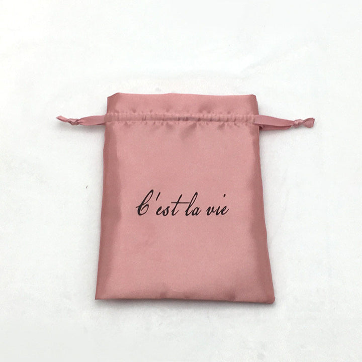 100pcs Premium Large Silk Satin Drawstring Pouches – Customizable Logo,  Ideal for Jewelry, Gifts, Cosmetics, Accessories, Wedding & Boutique Packaging