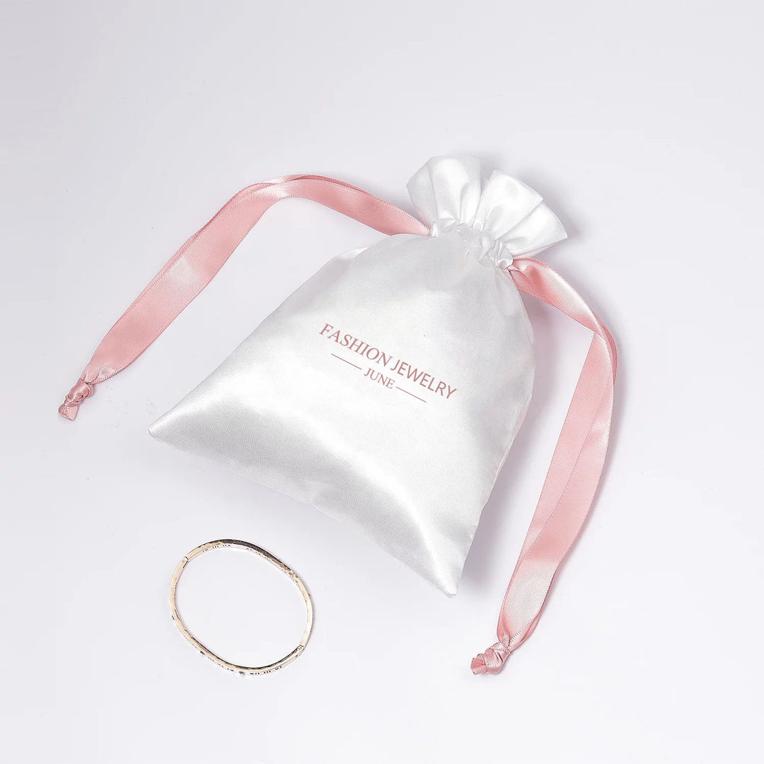 100pcs Premium Large Silk Satin Drawstring Pouches – Customizable Logo,  Ideal for Jewelry, Gifts, Cosmetics, Accessories, Wedding & Boutique Packaging