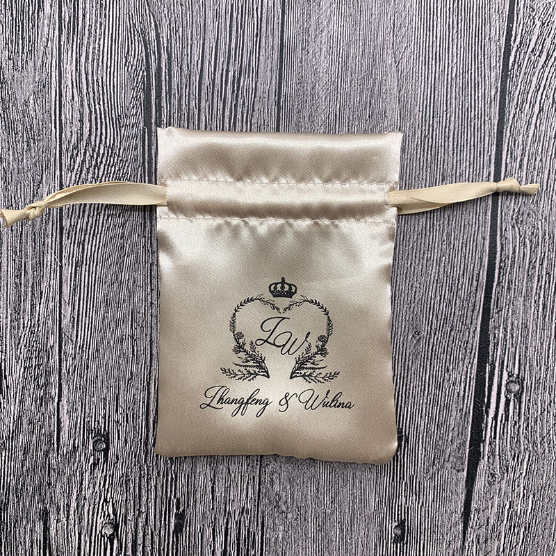 100pcs Premium Large Silk Satin Drawstring Pouches – Customizable Logo,  Ideal for Jewelry, Gifts, Cosmetics, Accessories, Wedding & Boutique Packaging