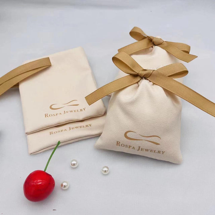 100pcs Custom Velvet Drawstring Pouches with Butterfly Knot Closure – Jewelry, Gifts, Cosmetics & Accessories Packaging