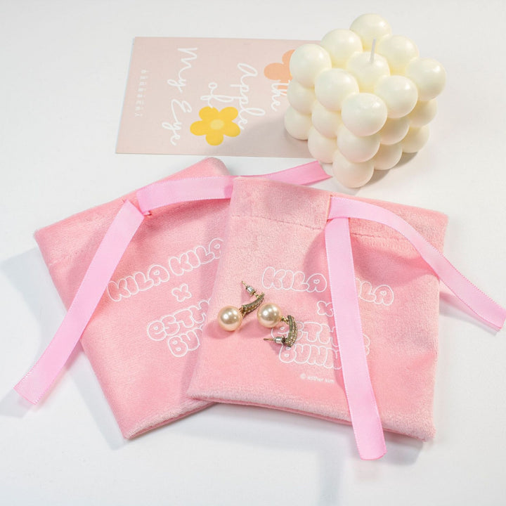 100pcs Custom Velvet Drawstring Pouches with Butterfly Knot Closure – Jewelry, Gifts, Cosmetics & Accessories Packaging