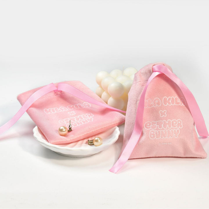100pcs Custom Velvet Drawstring Pouches with Butterfly Knot Closure – Jewelry, Gifts, Cosmetics & Accessories Packaging