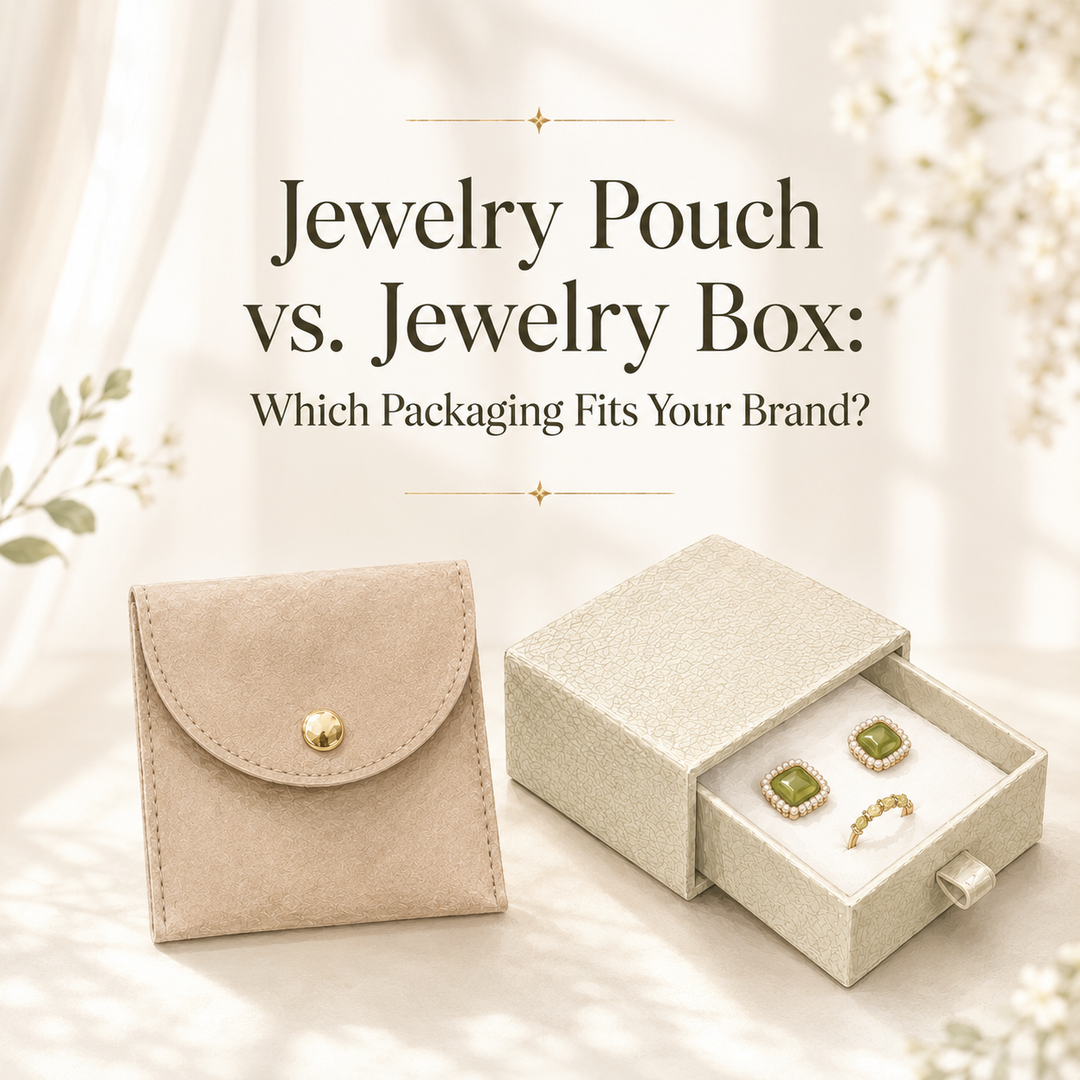 Jewelry Pouch vs. Jewelry Box: Which Packaging Fits Your Brand?