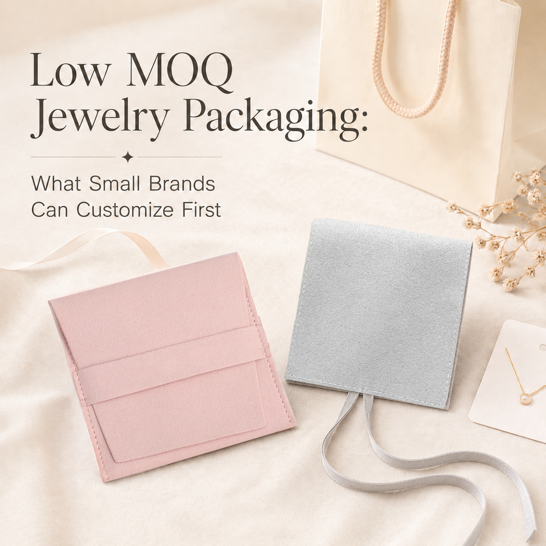Low MOQ Jewelry Packaging: What Small Brands Can Customize First