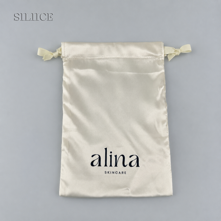 100pcs Personalized Custom Satin Drawstring Bags – Wholesale Multi-Size Drawstring Pouches for Jewelry, Gifts, Cosmetics, Wedding & Crafts