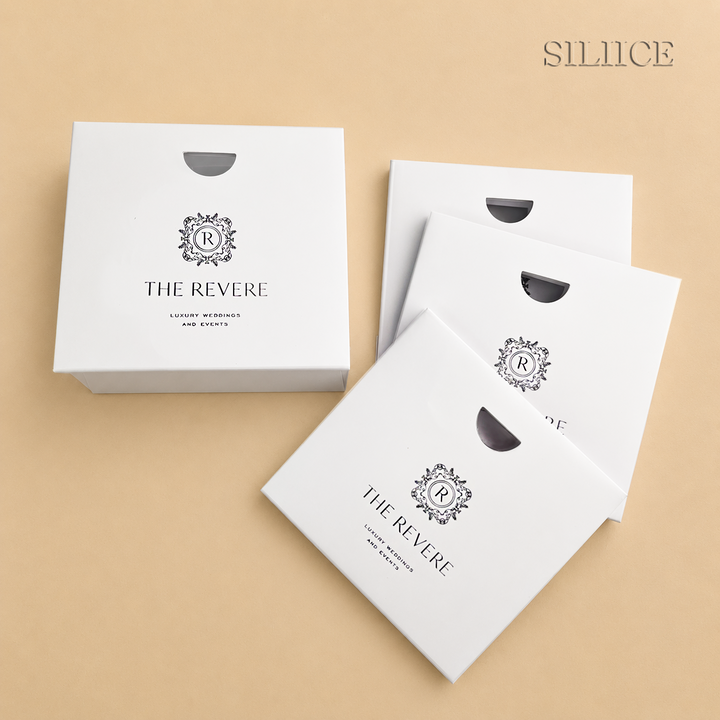 100pcs Custom Paper Bags with Logo, Ribbon Handles & Ribbon Closure – Perfect for Jewelry, Weddings, Boutiques, Thank You Gifts & Wholesale