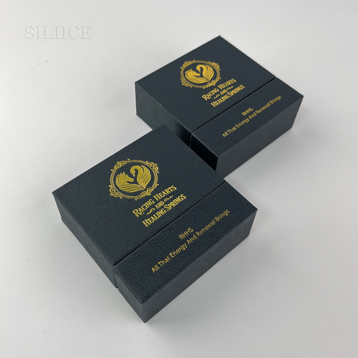 100pcs Sliding Drawer Rigid Paper Jewelry Boxes with Custom Logo, 3.54×3.54"– Luxury Gift Boxes for Rings & Earrings, Wholesale