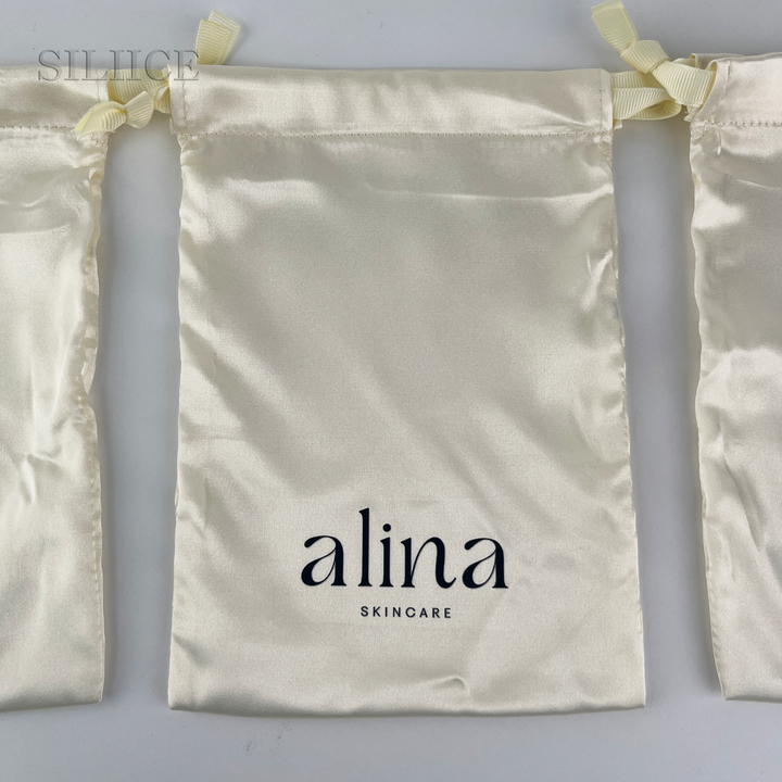 100pcs Personalized Custom Satin Drawstring Bags – Wholesale Multi-Size Drawstring Pouches for Jewelry, Gifts, Cosmetics, Wedding & Crafts