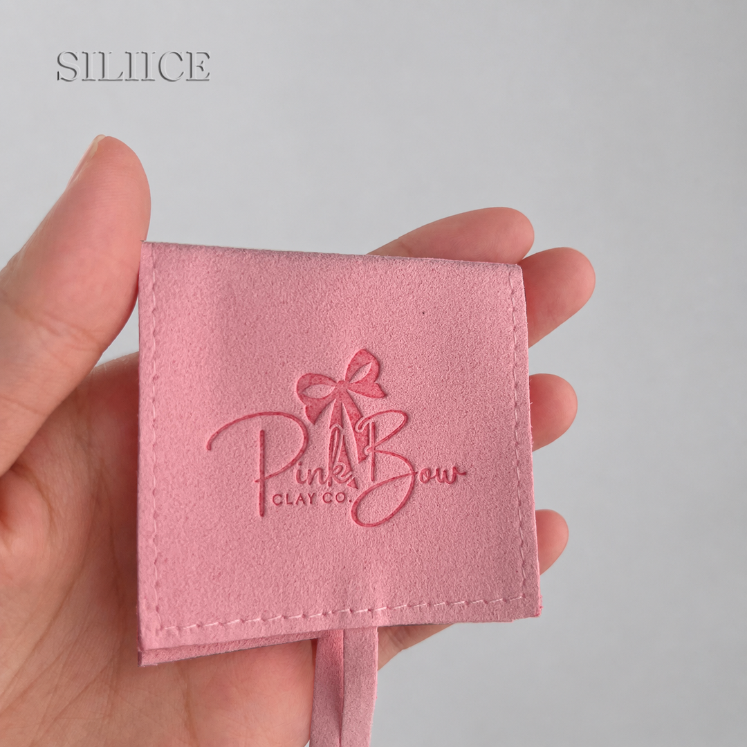 100pcs Microfiber Jewelry Envelope Pouches with Flap – Custom Debossed Logo, Minimalist Jewelry Gift Packaging | Wholesale