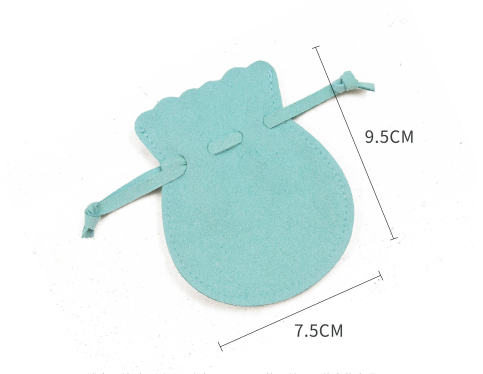 100pcs Wholesale Christmas Special Edition Microfiber Gourd Drawstring Jewelry Pouches – Holiday Gift with Festive Gold-Foil Design