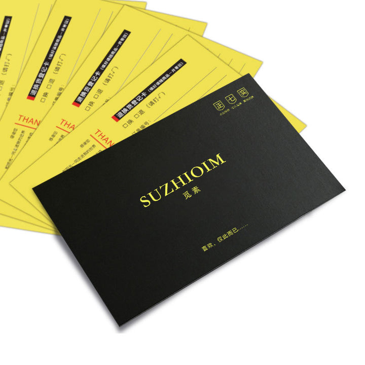 100pcs Custom Jewelry Insert Cards with Logo – For Thank You, Care, After-Sales & Branding