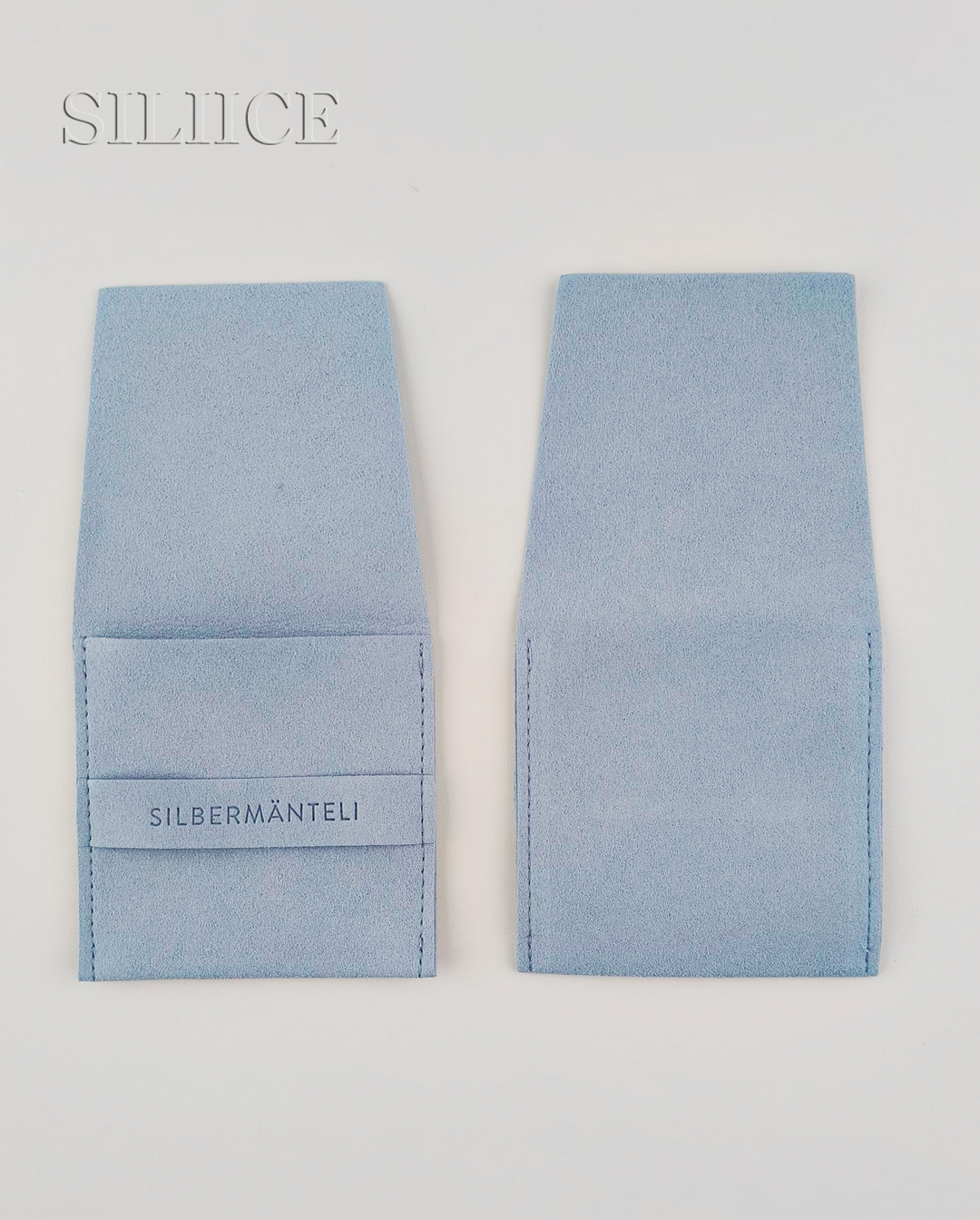 100pcs Custom Microfiber Jewelry Pouch – Envelope-Style with Tuck-In Closure & Custom Logo for Rings, Earrings & Necklaces Wholesale
