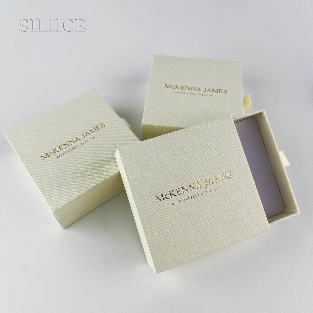 100pcs Wholesale Custom Paper Drawer Jewelry Boxes – Multi-Size Custom Logo Boxes for Necklaces, Earrings, Bracelets & Rings