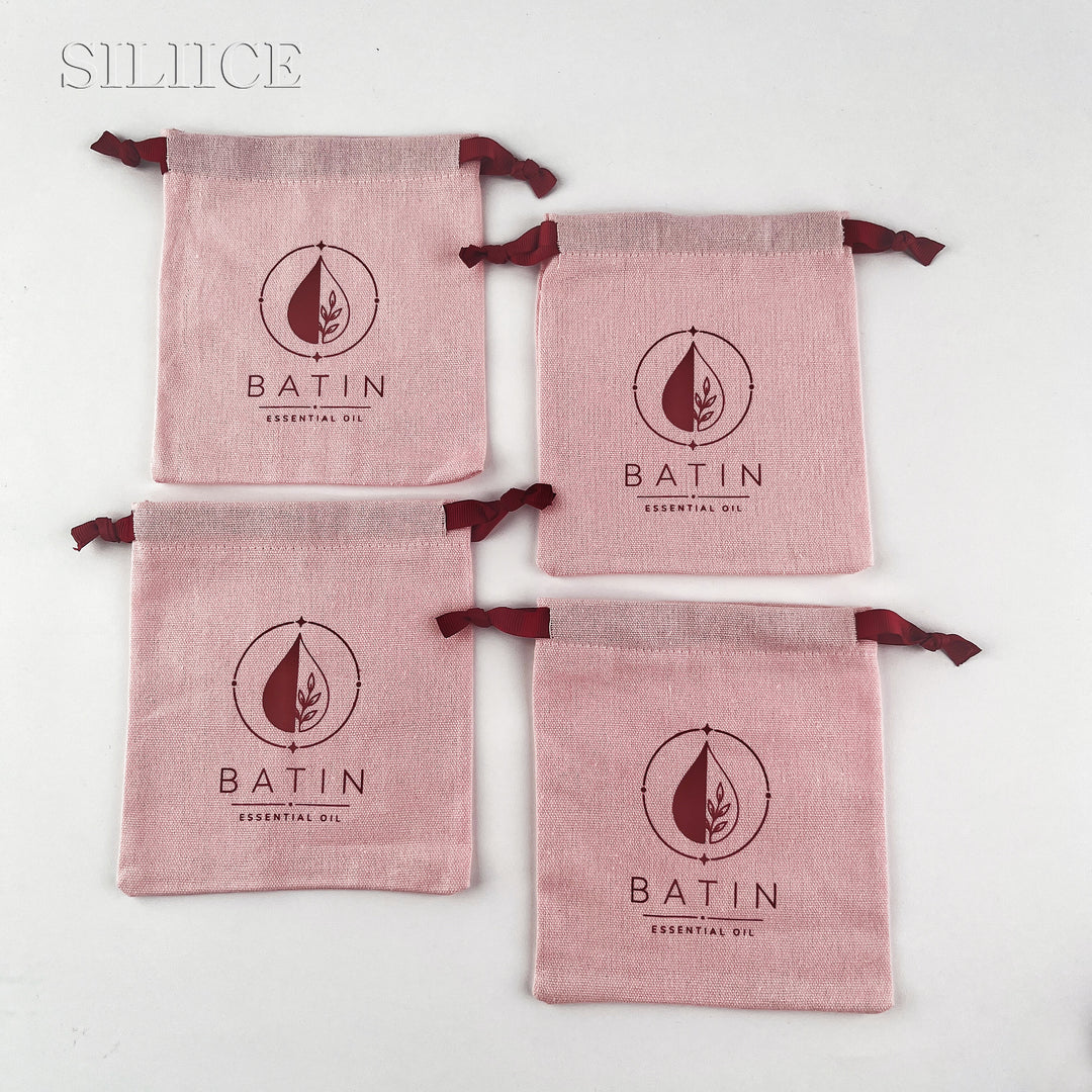 100pcs Cotton Drawstring Bags with Grosgrain Drawstring – Custom Logo for Jewelry, Gifts, Favors, Accessories, Wholesale
