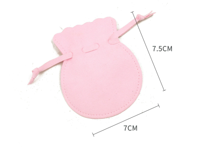 100pcs Wholesale Christmas Special Edition Microfiber Gourd Drawstring Jewelry Pouches – Holiday Gift with Festive Gold-Foil Design