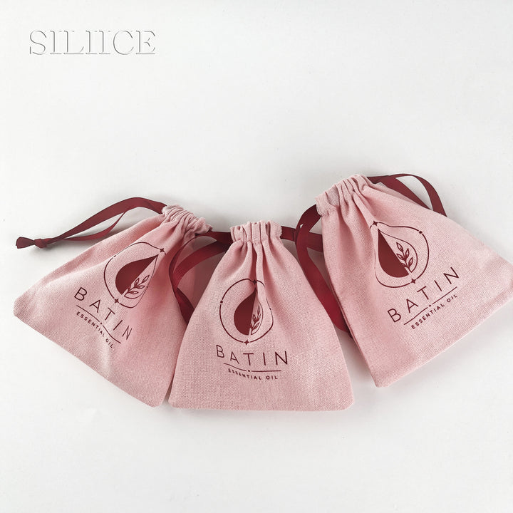 100pcs Cotton Drawstring Bags with Grosgrain Drawstring – Custom Logo for Jewelry, Gifts, Favors, Accessories, Wholesale