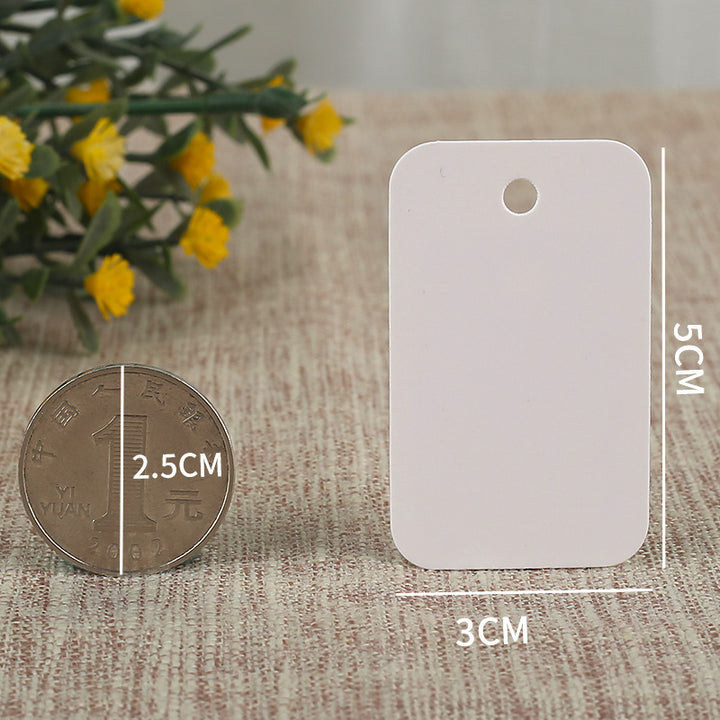 100pcs Standard Size Hang Tags with Custom Logo – For Clothing Brands & Boutique