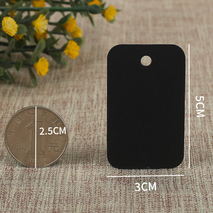 100pcs Standard Size Hang Tags with Custom Logo – For Clothing Brands & Boutique