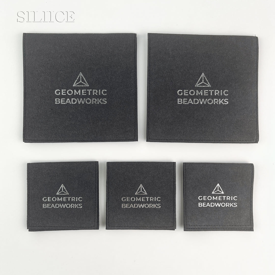 100pcs Luxury Microfiber Envelope-Style Flap Pouches with Custom Debossed Logo 3.15×3.15" – Wholesale for Bracelets, Necklaces, Earrings & Rings