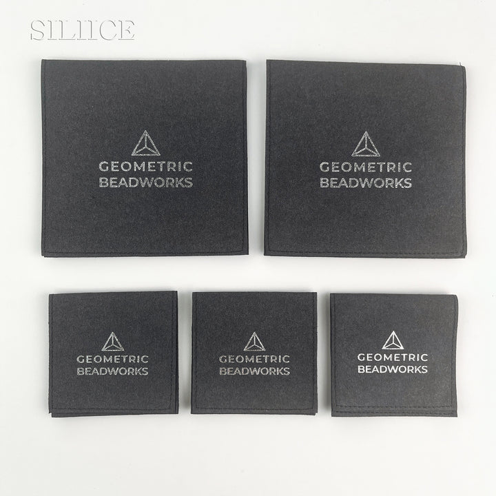 100pcs Luxury Microfiber Envelope-Style Flap Pouches with Custom Debossed Logo 3.15×3.15" – Wholesale for Bracelets, Necklaces, Earrings & Rings