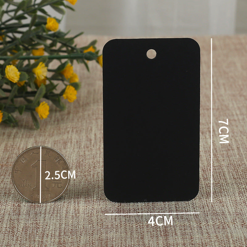 100pcs Standard Size Hang Tags with Custom Logo – For Clothing Brands & Boutique