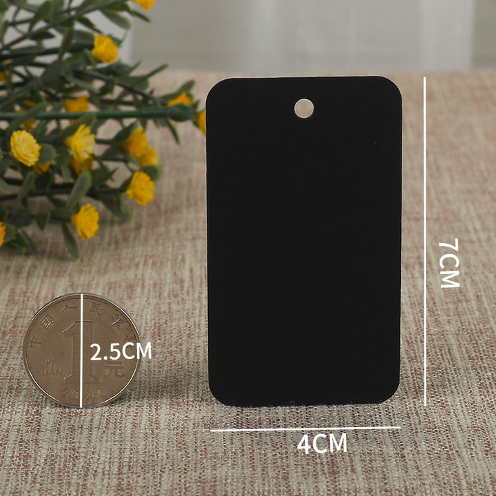 100pcs Standard Size Hang Tags with Custom Logo – For Clothing Brands & Boutique