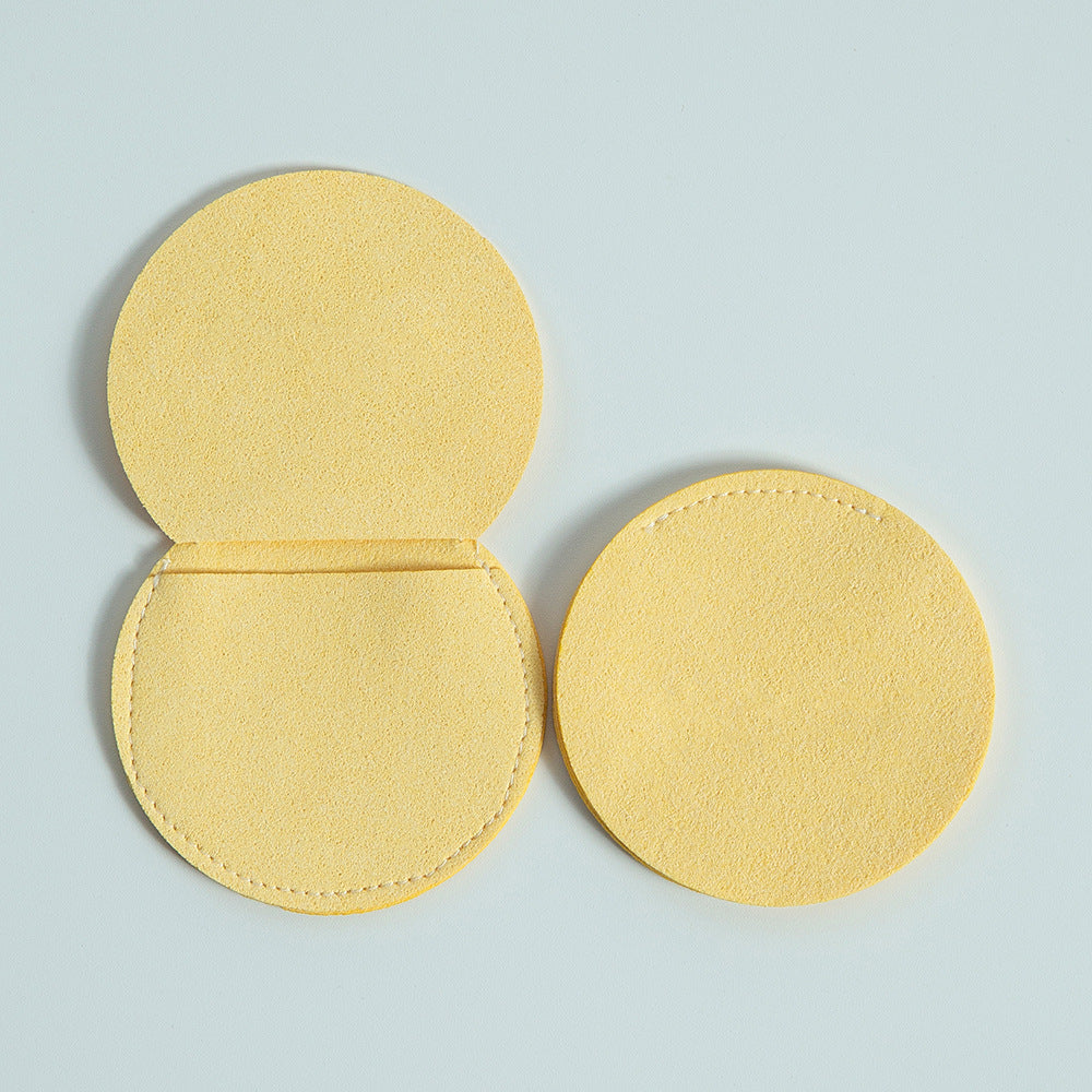 100pcs Christmas Special Edition Round Microfiber Flap Pouch (Diameter 7 cm) –Snowflake Embossed Pattern