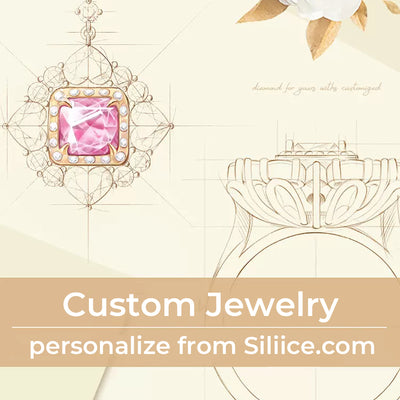Advanced Custom 14K 18K Jewelry Gemstone Setting High Quality Inlay Diamond Processing Jewelries