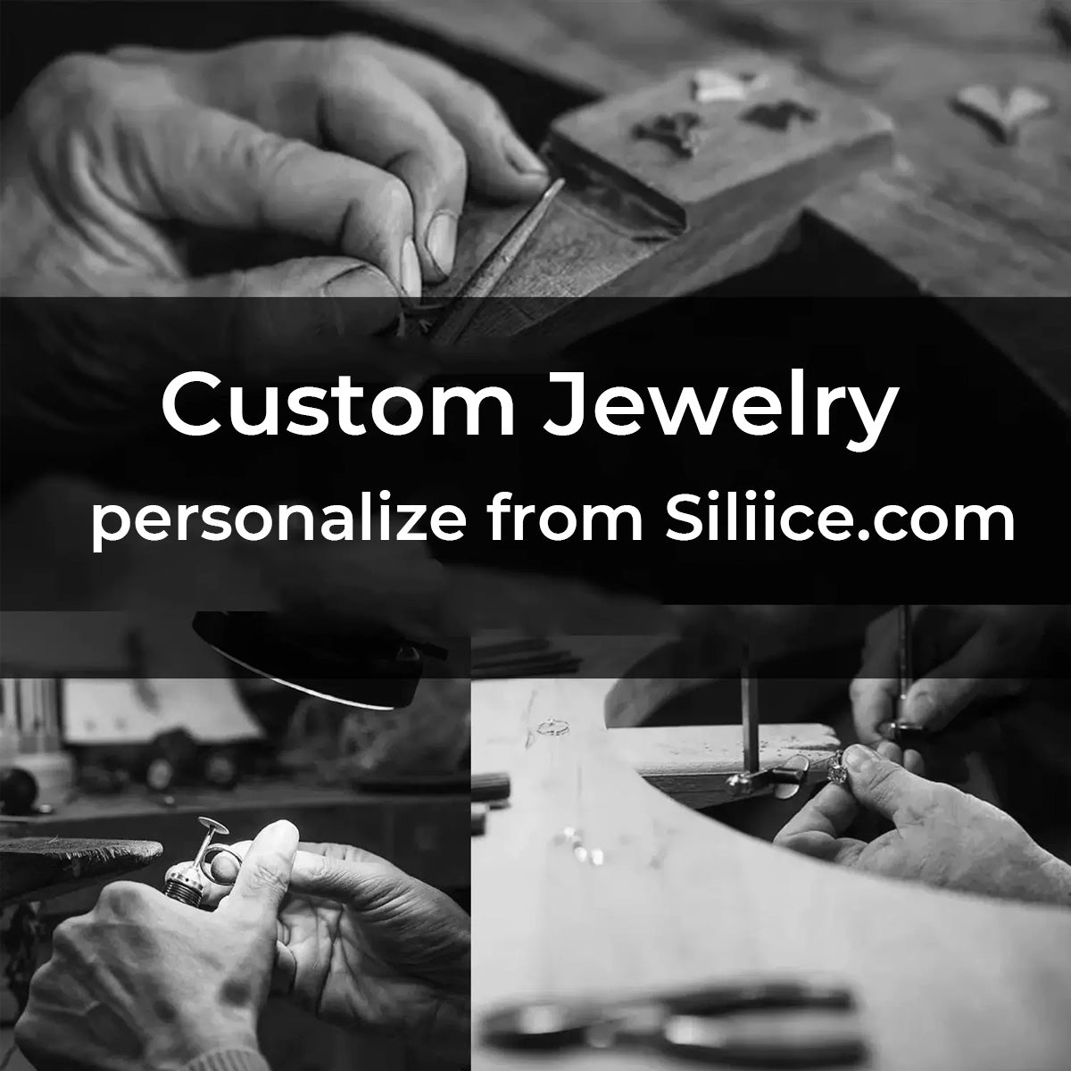 Advanced Custom 14K 18K Jewelry Gemstone Setting High Quality Inlay Diamond Processing Jewelries