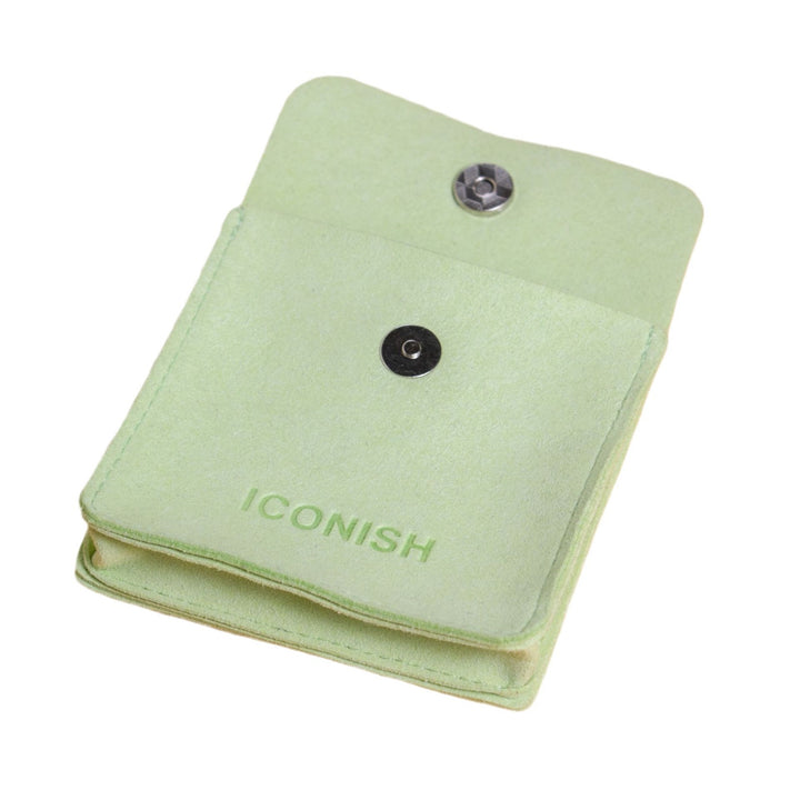 100pcs Custom Embossed Logo Double-Layer Microfiber Button Bags for Wholesale Jewelry Pouches, Rings, Earrings, Bracelets & Gift Packaging