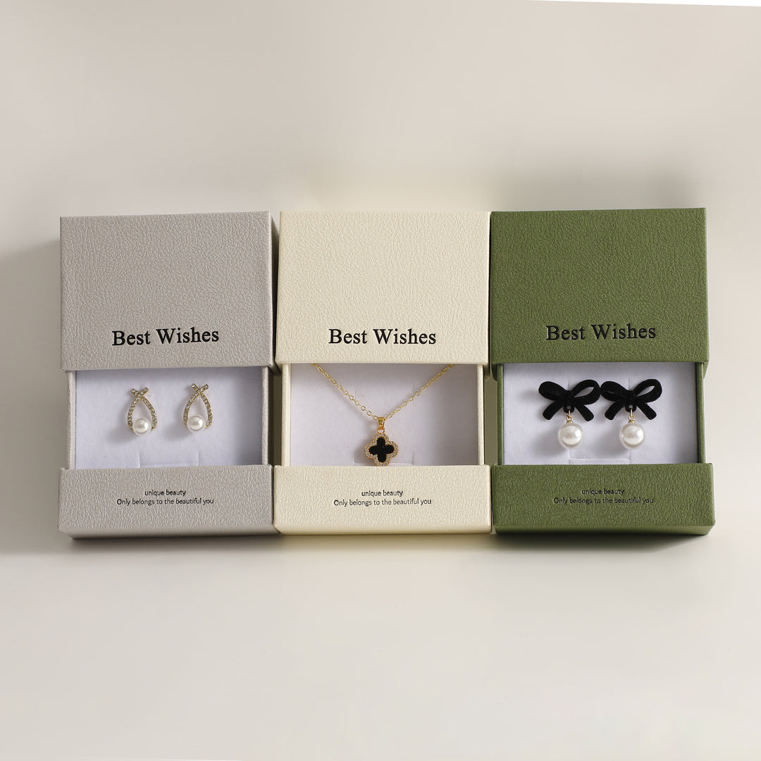 100Pcs Custom Rigid Paper Drawer Jewelry Boxes with Logo Printed – Luxury Sliding Drawer Gift Boxes for Rings, Necklaces, Earrings & Bracelets, Premium Jewelry Packaging, 9×9cm