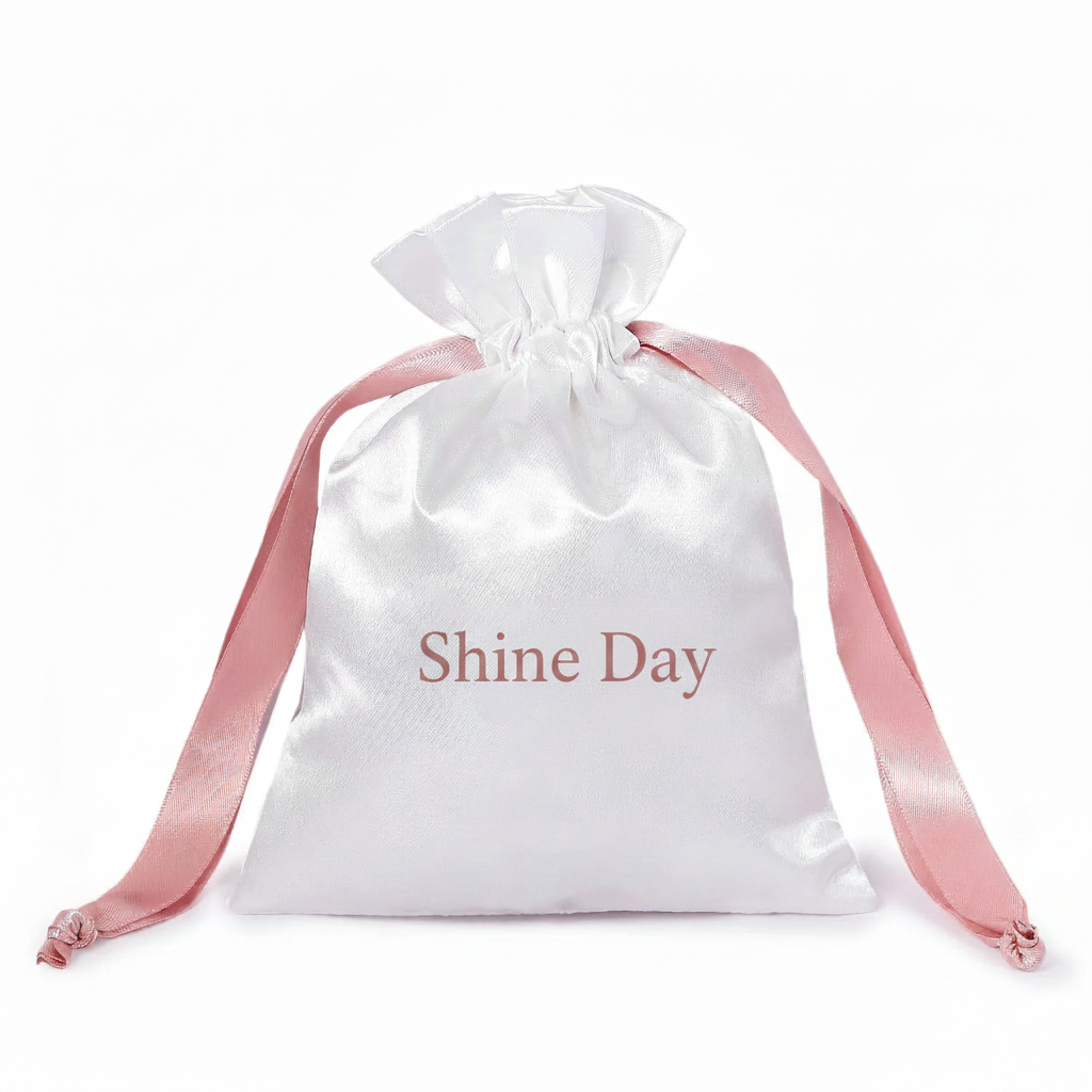 100pcs Premium Large Silk Satin Drawstring Pouches – Customizable Logo,  Ideal for Jewelry, Gifts, Cosmetics, Accessories, Wedding & Boutique Packaging