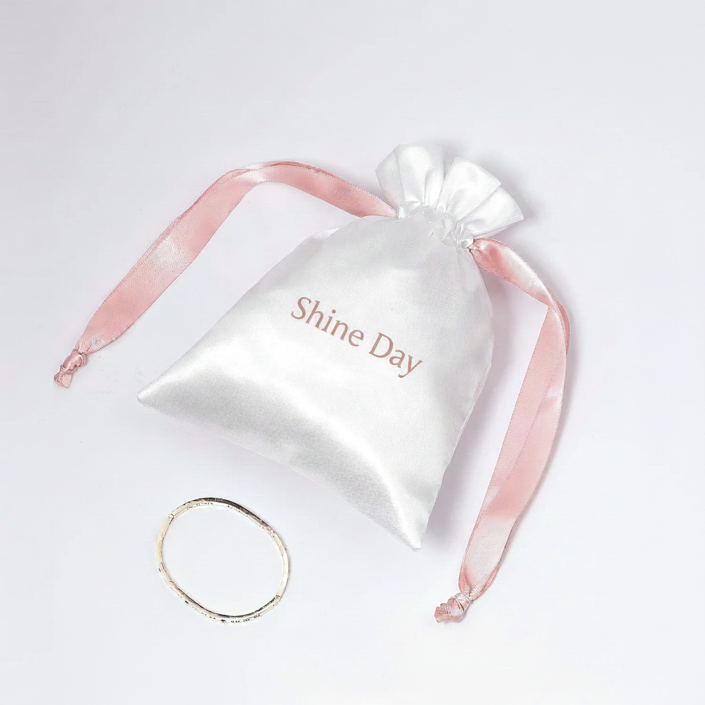 100pcs Premium Large Silk Satin Drawstring Pouches – Customizable Logo,  Ideal for Jewelry, Gifts, Cosmetics, Accessories, Wedding & Boutique Packaging