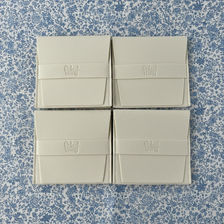 Custom Microfiber Tuck-in Jewelry Pouch Bulk With Deboss Logo Print for Rings, Brooches, Earrings