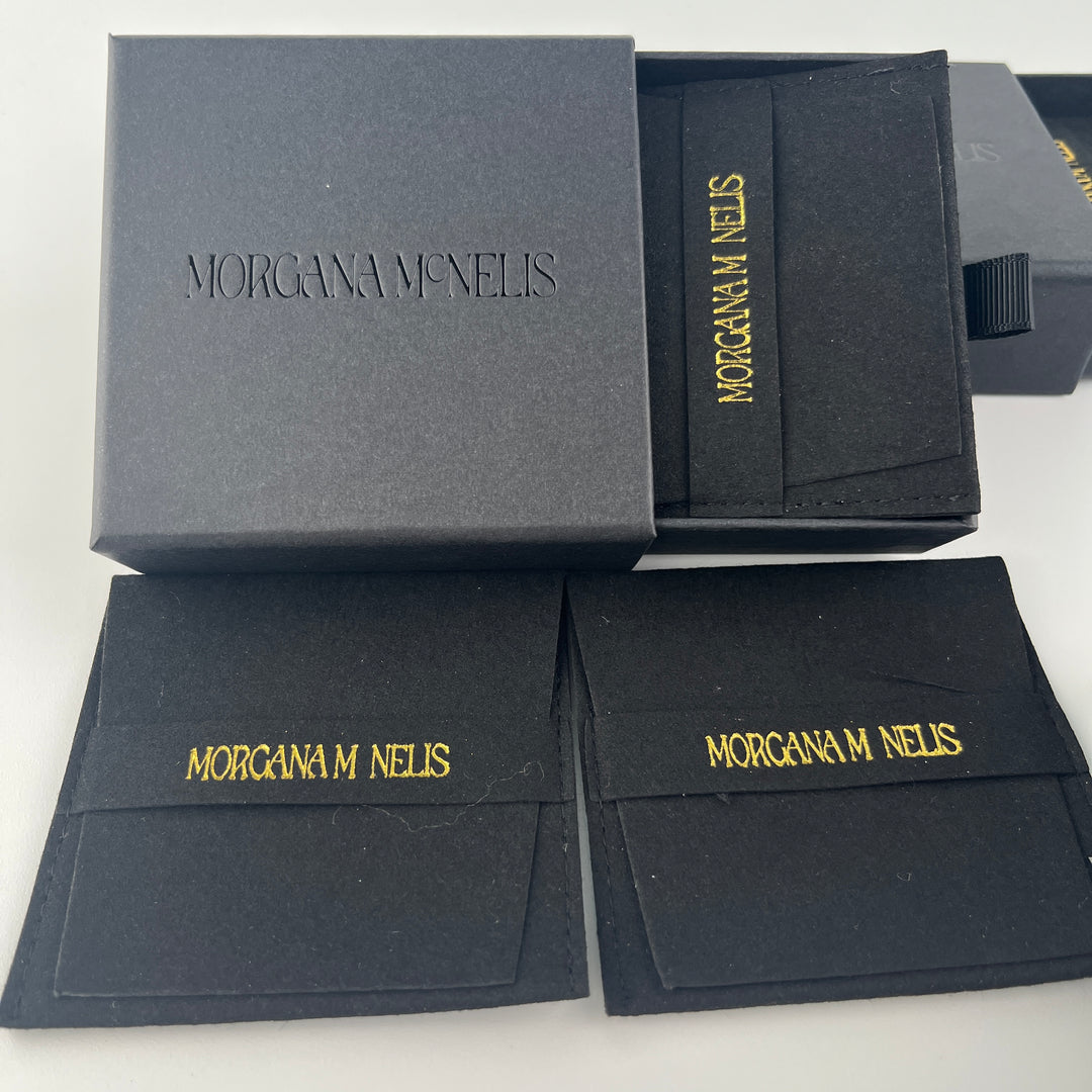 100pcs Custom Sliding Paper Drawer Jewelry Boxes – Debossed Logo, Perfect for Necklaces, Earrings, Bracelets & Rings, 3.54×3.54 in / 9×9 cm