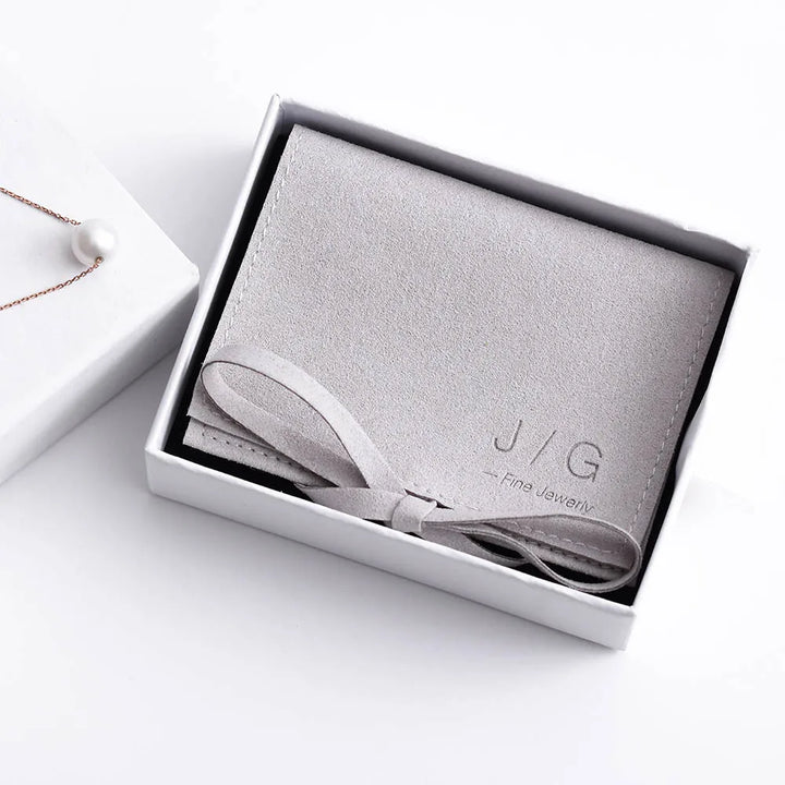 100pcs Wholesale Custom Jewelry Envelope Pouches – Rectangular Microfiber Bracelet, Earrings & Ring Bags with Flap & Embossed Logo