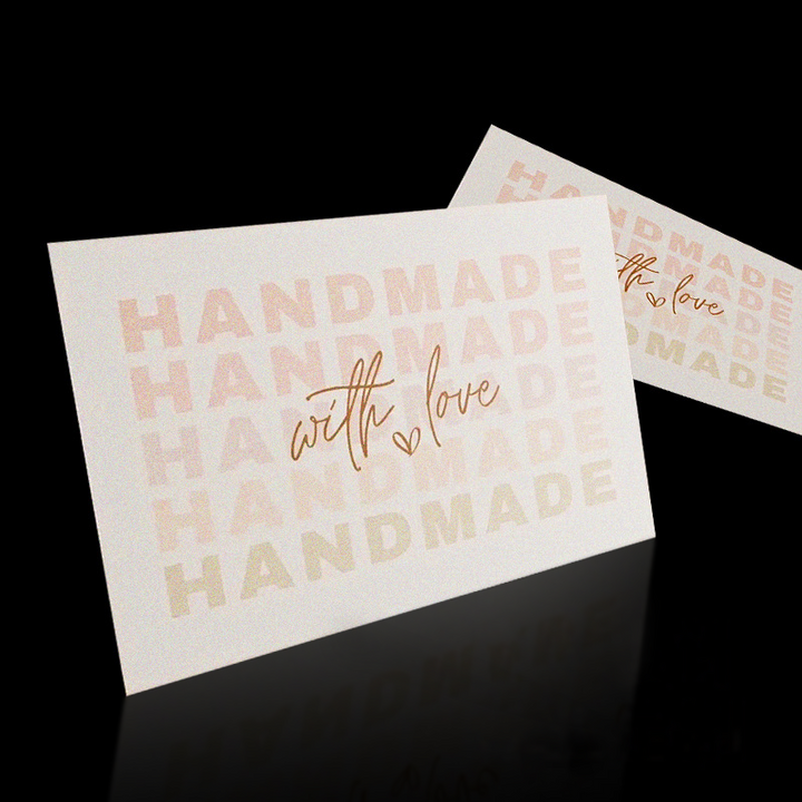 100pcs Custom Jewelry Insert Cards with Logo – For Thank You, Care, After-Sales & Branding
