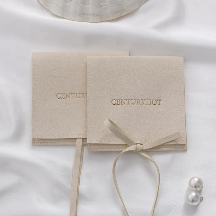 100pcs Microfiber Jewelry Envelope Pouches with Flap – Custom Debossed Logo, Minimalist Jewelry Gift Packaging | Wholesale