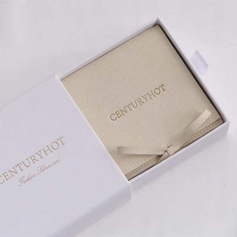 100pcs Microfiber Jewelry Envelope Pouches with Flap – Custom Debossed Logo, Minimalist Jewelry Gift Packaging | Wholesale